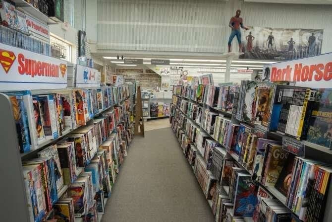 A-1 Comics comic book store in Sacramento, California