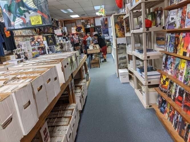 Awesome Comics comic book store in Dallas, Texas