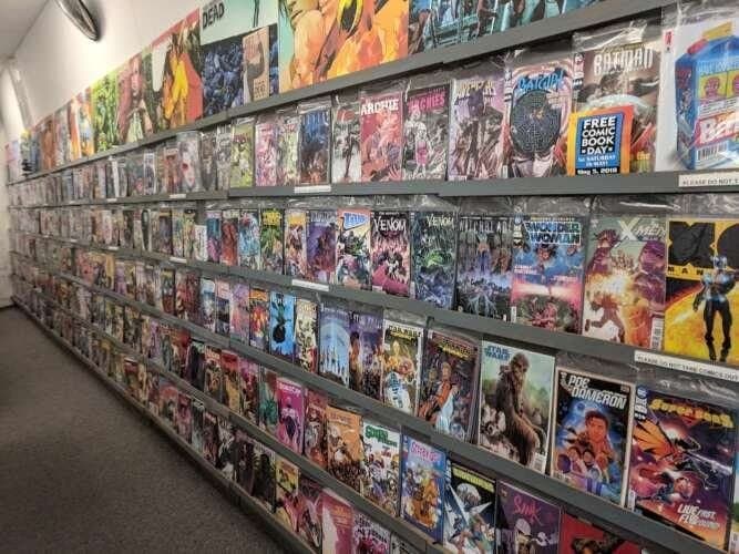 B & M Amusement comic book store in Chattanooga, Tennessee