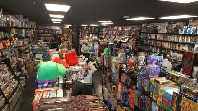 BearCave CCG comic book store in Northridge, California