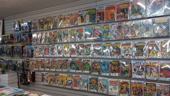 Comics World comic book store in Windber, Pennsylvania