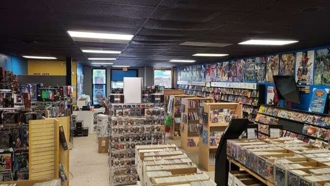 Coy's Comics comic book store in Saginaw, Michigan