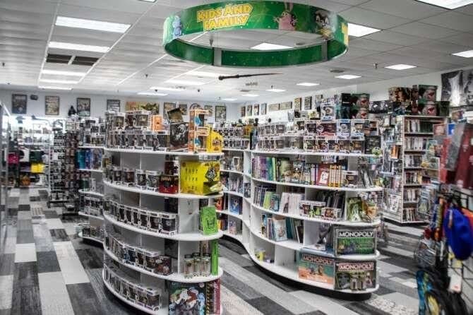 Dark Side comic book store in Sarasota, Florida