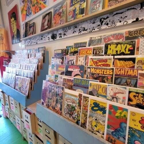 Desert Island comic book store in Brooklyn, New York