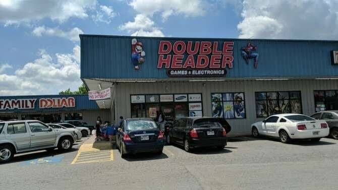 Double Header comic book store in Pine Bluff, Arkansas