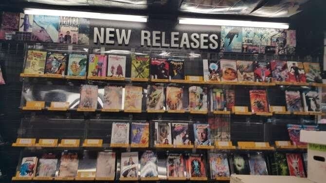 Heroes comic book store in Campbell, California