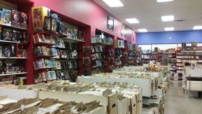 MYTH comic book store in McAllen, Texas