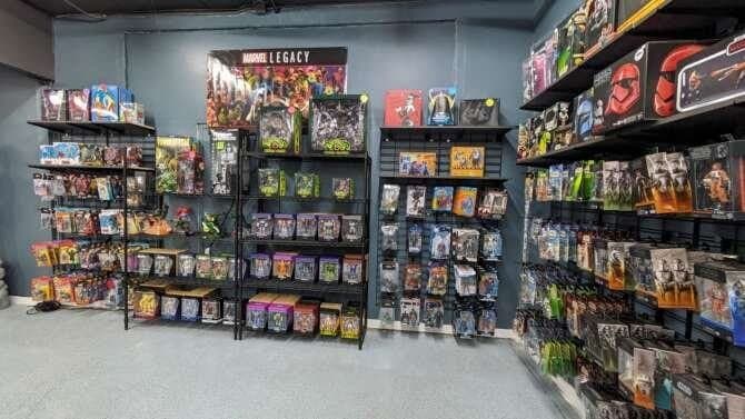 Nerdinout comic book store in Coon Rapids, Minnesota