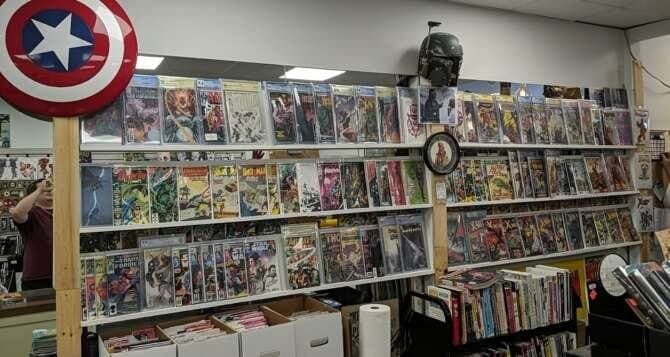 Paper Asylum comic book store in Beverly, Massachusetts