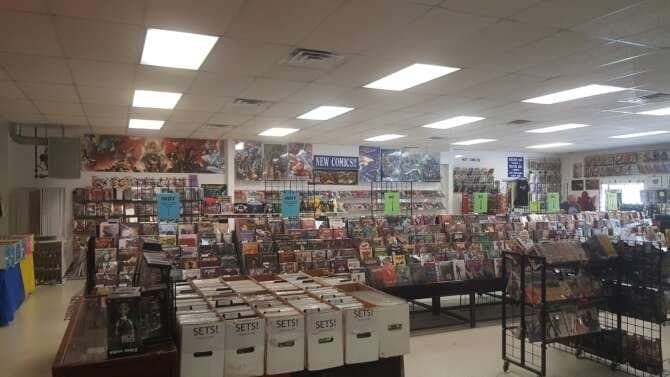Pastimes comic book store in Asheville, North Carolina
