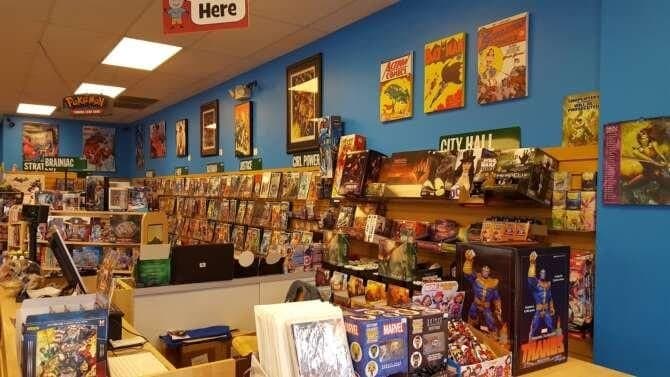 Spandex City comic book store in Charlotte, North Carolina