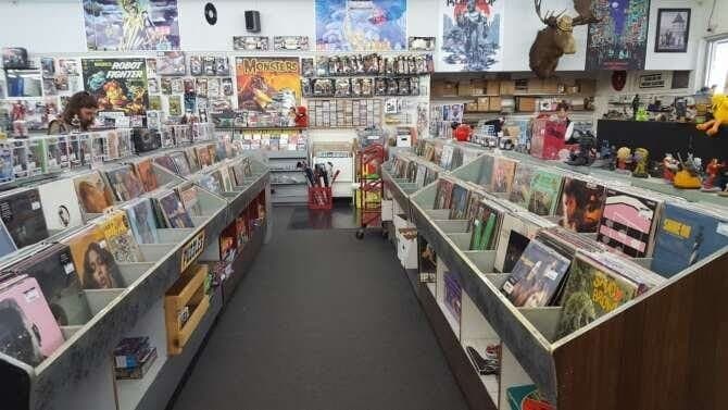 The Cave comic book store in Folsom, California