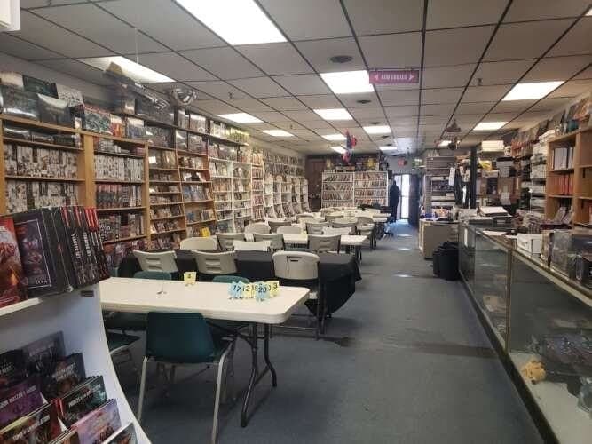 TJ Cafe & Games comic book store in Milford, Massachusetts
