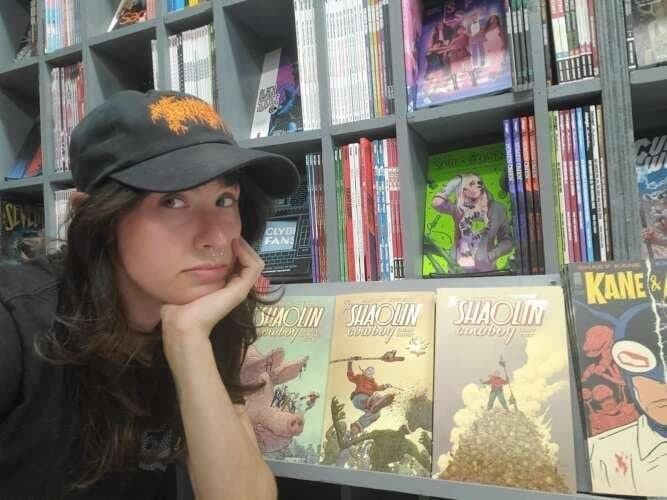 Vinyl Fantasy comic book store in Brooklyn, New York