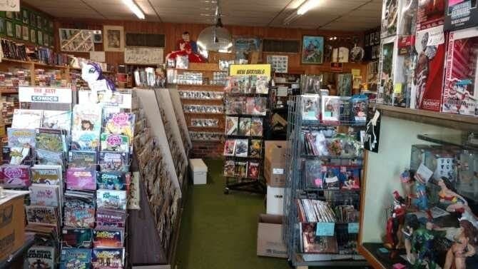 Zeno's Books comic book store in Chesapeake, Virginia