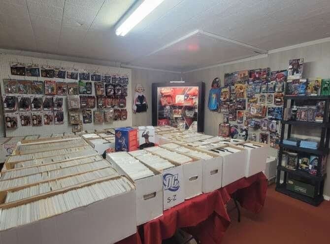 A & J Comics, Cards, and Collectibles comic book store in Union City, Tennessee