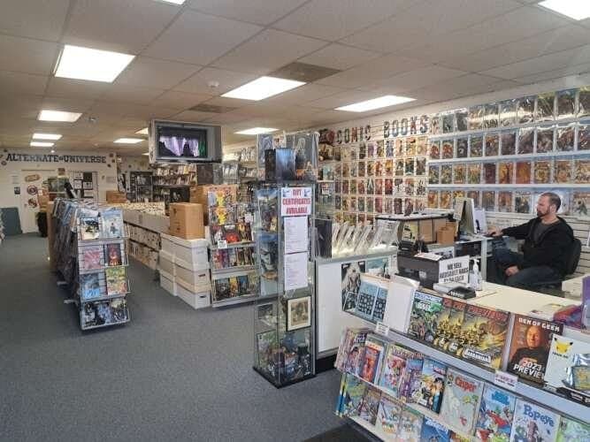 Alternate Universe LLC comic book store in Milford, Connecticut