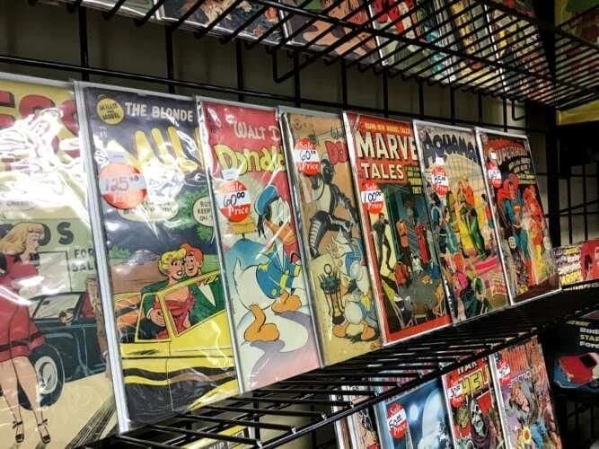Back in Time Vintage Comics and Toys comic book store in Liberty, Missouri