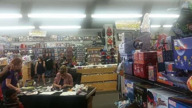 Bedrock City Comic Co comic book store in Missouri City, Texas