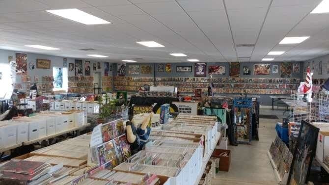 Bigfoot Comics comic book store in Belleville, Illinois
