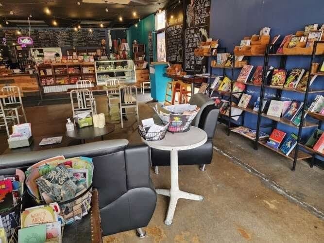 Birdcage Comics Cafe comic book store in San Bernardino, California