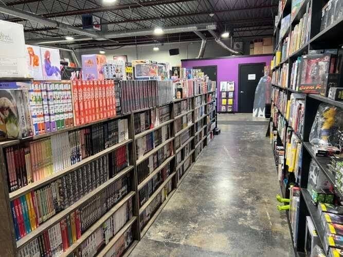 Black Cat Records 'N' Comics comic book store in Dallas, Texas