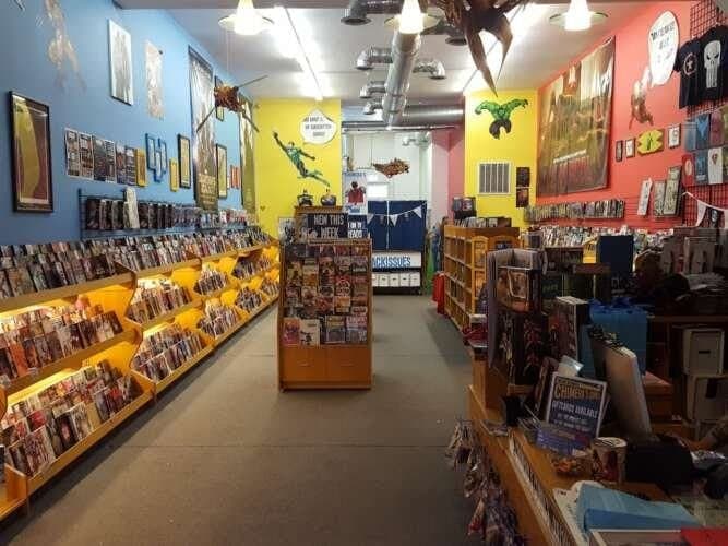 Blerds Underground comic book store in La Grange, Illinois