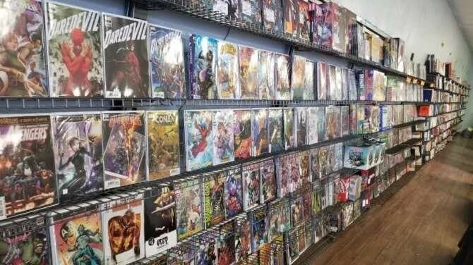 Bring Your Old Books comic book store in Shelby Township, Michigan