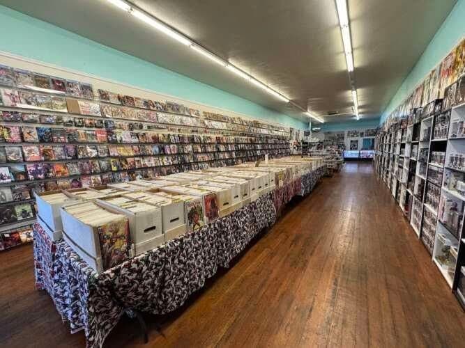 BuB’s Comics and Cards comic book store in Gilroy, California
