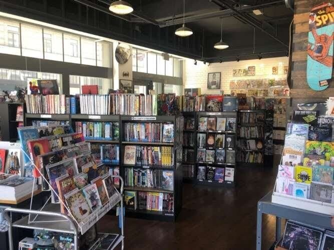 Cape and Cowl Comics comic book store in Oakland, California