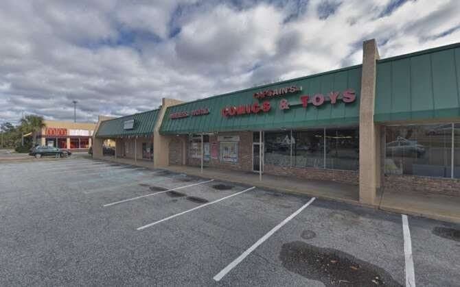 Captain's Comics & Toys comic book store in Charleston, South Carolina