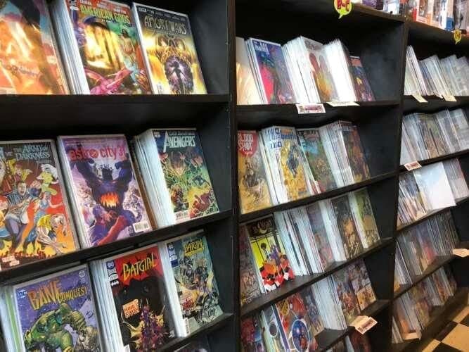 Coast City Comics & The Fun Box Monster Emporium comic book store in Portland, Maine