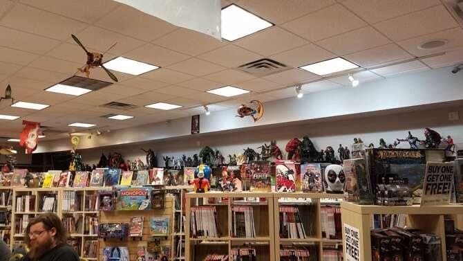 Coliseum of Comics & Games (CCG) comic book store in Tampa, Florida