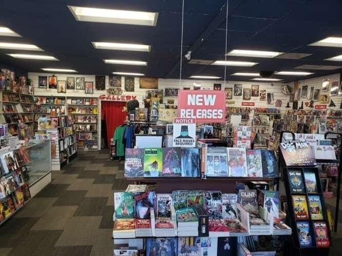 Collector's Paradise comic book store in Fresno, California