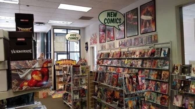 Comics On the Green comic book store in Scranton, Pennsylvania