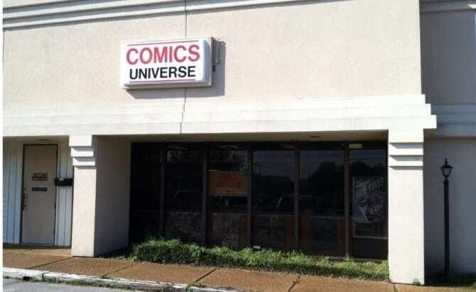 Comics Universe comic book store in Jackson, Tennessee