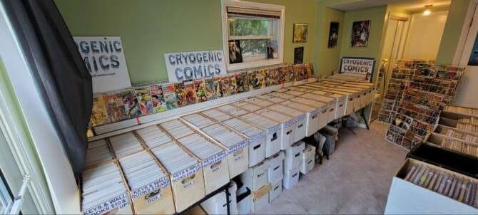 Cryogenic Comics comic book store in Catonsville, Maryland