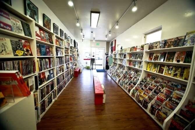 Dr. Cain's Comics comic book store in San Luis Obispo, California
