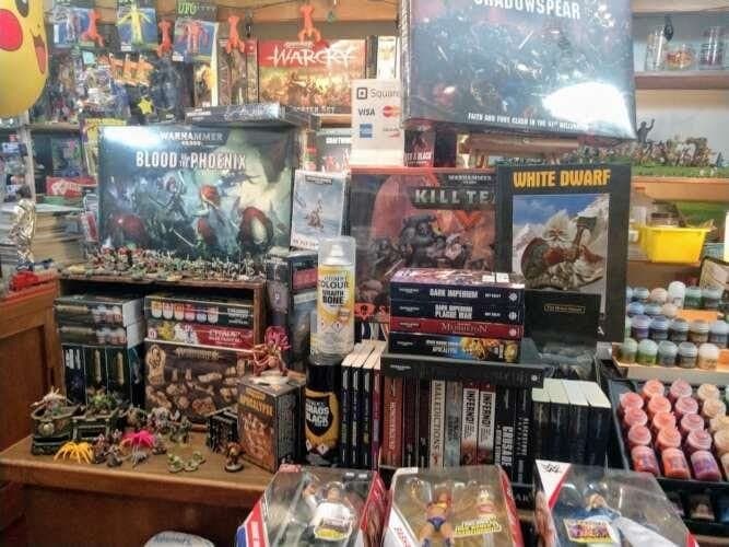 Epic Robo-Spider comic book store in Highland Falls, New York