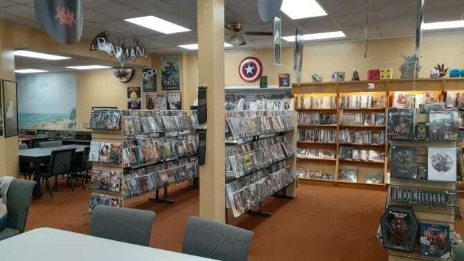 Excelsior Games and Comics LLC comic book store in Greenville, Michigan