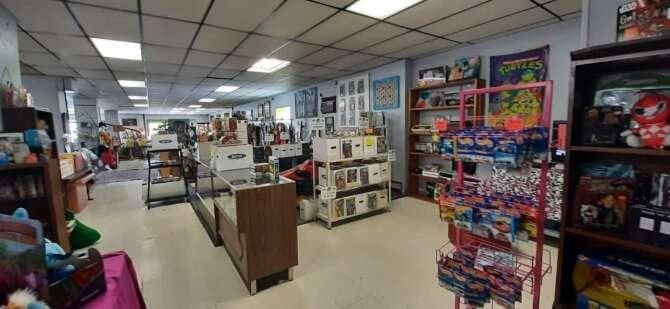 Funky Finds and Grinds comic book store in Lemoyne, Pennsylvania