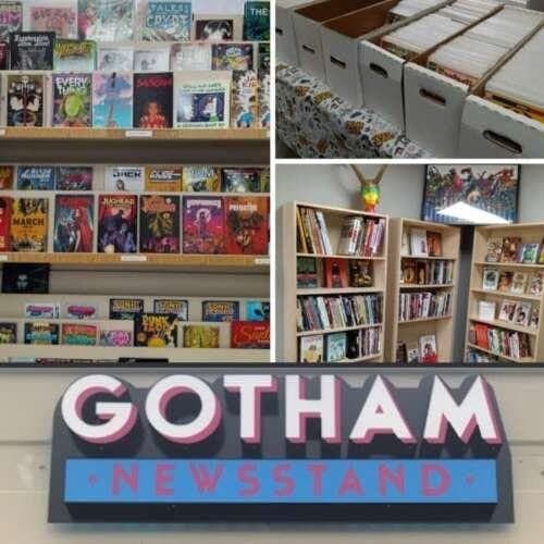Gotham Newsstand comic book store in San Antonio, Texas