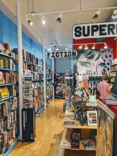 Hello Comics (Downtown Mall) comic book store in Charlottesville, Virginia