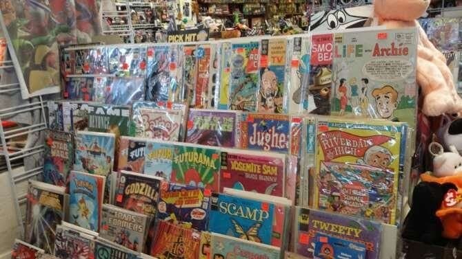 HEROES & HOBBIES " Beavertron's Comic Con " of VINTAGE TOYS COMICS BOOKS TRADING CARDS ACTION FIGURES VIDEO GAMES & MORE! comic book store in Beaverton, Oregon