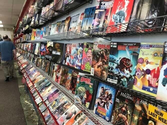 Hot Comics and Collectibles comic book store in Minneapolis, Minnesota