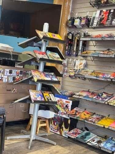 Hot Off the Press Comics and Coffee comic book store in Austin, Minnesota