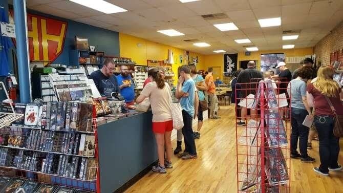 Hurley's Heroes Games & Hobbies comic book store in Joplin, Missouri