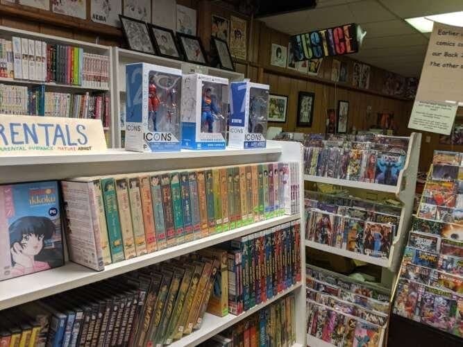 Joy's Japanimation comic book store in Greensburg, Pennsylvania