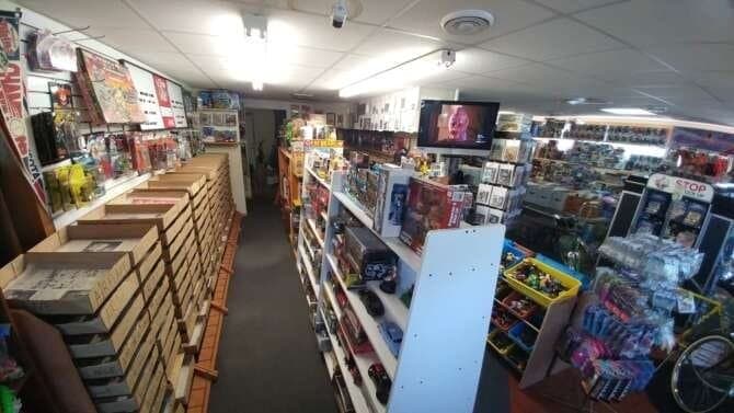 K&B Toys and Collectibles comic book store in Menomonie, Wisconsin