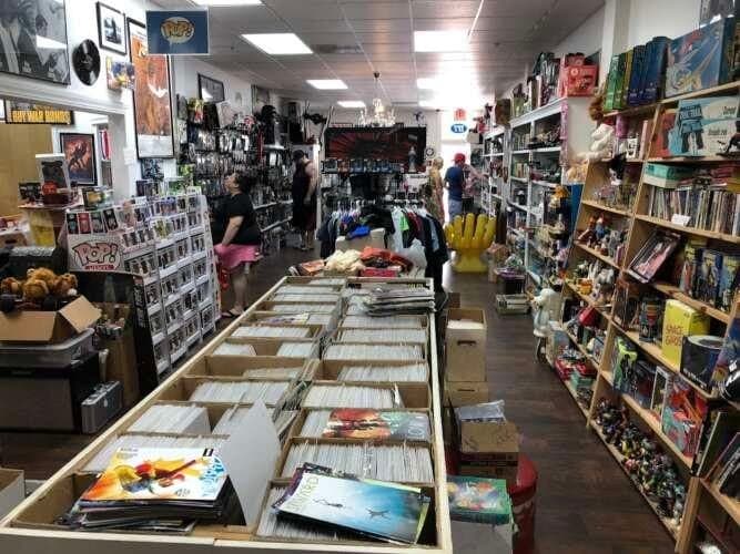 Krypton Comics comic book store in Exeter, New Hampshire